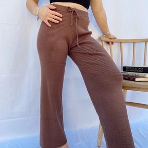Ribbed pants